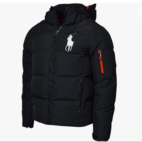 Polo Ralph Lauren Big Pony Hooded Down Puffer Jacket - Picture 2 of 16